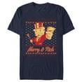thumbnail image 1 of Men's Monopoly Merry and Rich  Graphic Tee Navy Blue Medium, 1 of 5