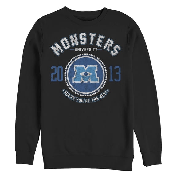 Men's Monsters Inc Best College Logo Sweatshirt