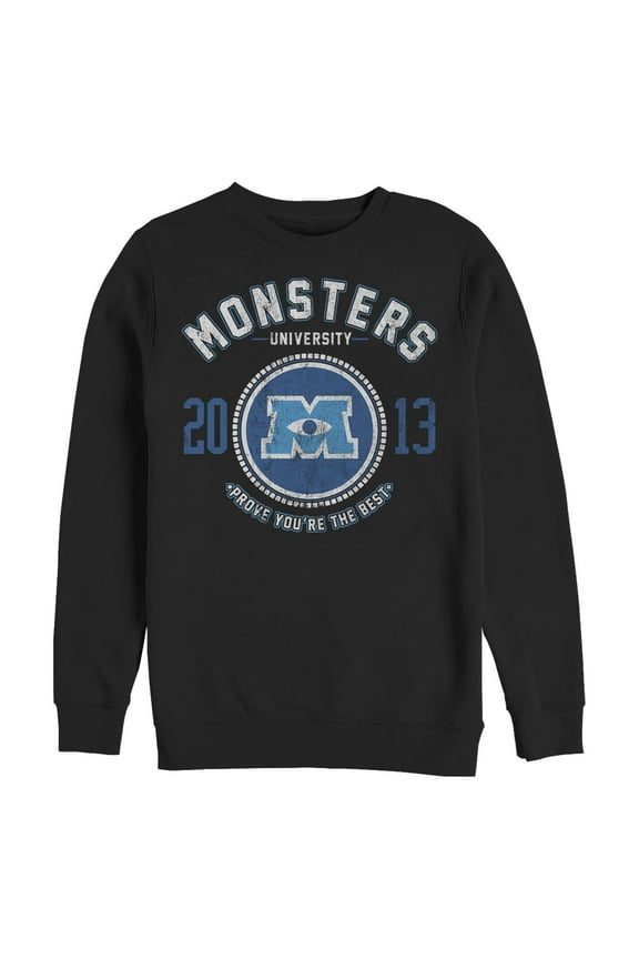 Men's Monsters Inc Best College Logo Sweatshirt
