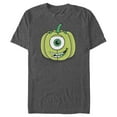 thumbnail image 1 of Men's Monsters Inc Halloween Pumpkin Mike Graphic Tee Charcoal Heather Large, 1 of 5