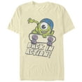 thumbnail image 1 of Men's Monsters Inc Mike Back in Action Graphic Tee Cream Medium, 1 of 3
