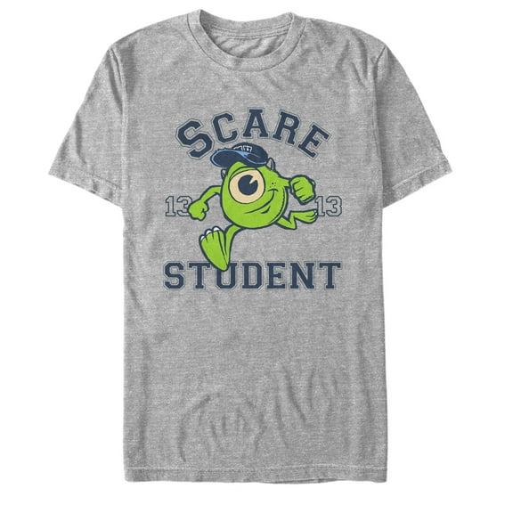 Men's Monsters Inc Mike Scare Student Graphic Tee Athletic Heather 2X Large