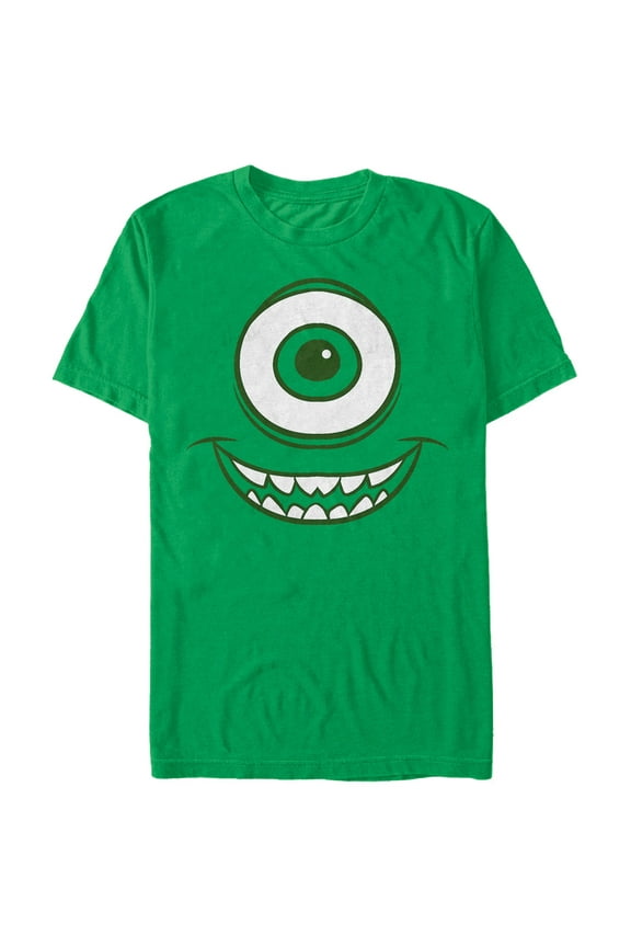 Men's Monsters Inc Mike Wazowski Eye Graphic Tee Kelly Green Medium