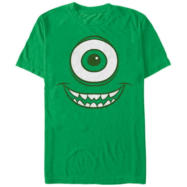 Girl's Monsters Inc Mike Wazowski Eye Graphic Tee Green Apple Large ...