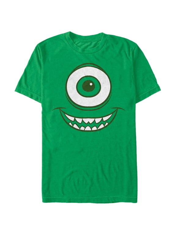 Men's Monsters Inc Mike Wazowski Eye Graphic Tee Kelly Green X Large