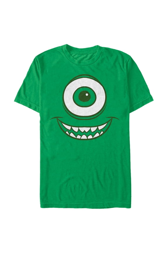 Men's Monsters Inc Mike Wazowski Eye Graphic Tee Kelly Green X Large