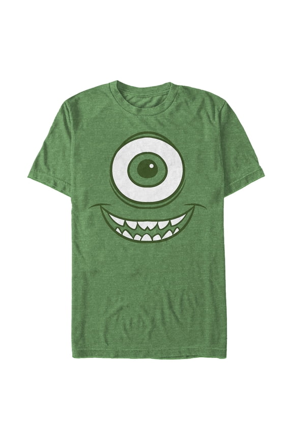 Men's Monsters Inc Mike Wazowski Eye  Graphic Tee Kelly Heather Large