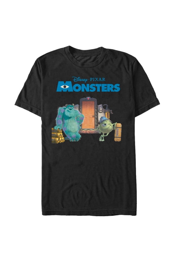 Men's Monsters Inc Mike and Sulley Scream Factory  Graphic Tee Black 2X Large