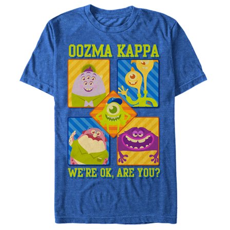Men's Monsters Inc Oozma Kappa We're Ok  Graphic Tee Royal Blue Heather 2X Large