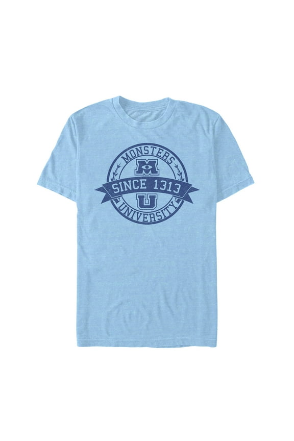Men's Monsters Inc University Logo  Graphic T-Shirt
