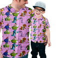 thumbnail image 1 of Men's Monsters University FUNNY Print Hawaiian Aloha Beach Shirt -Shirts for Men, 1 of 11