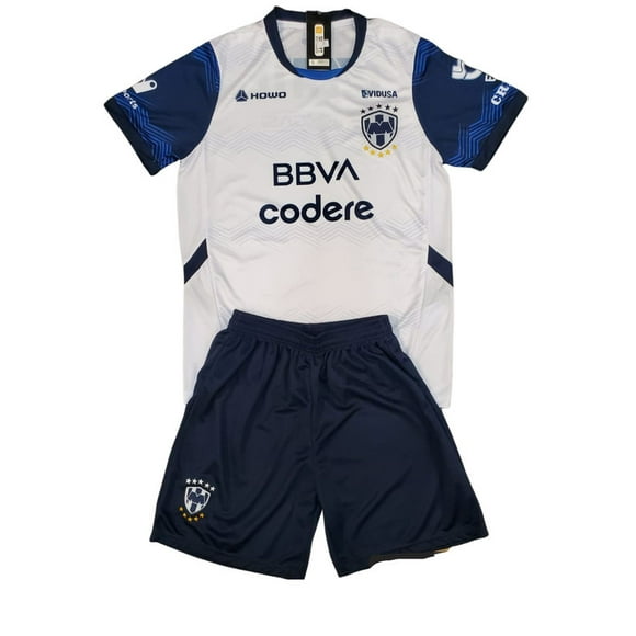 Men's Monterrey Away Soccer Set - Playera y Short de Monterrey Visita - Small