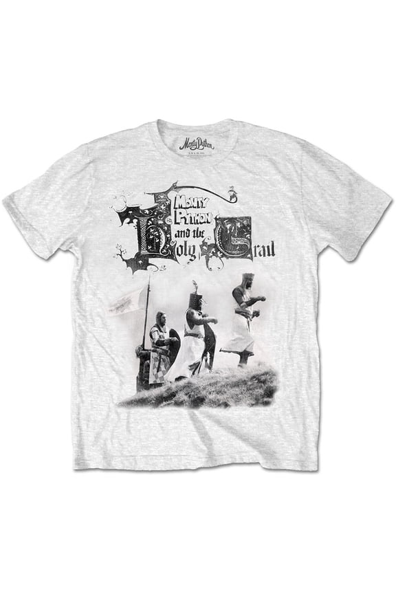 Men's Monty Python Knight Riders T-shirt X-Large White