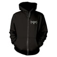 thumbnail image 1 of Men's Moonspell Wolfheart Zippered Hooded Sweatshirt Medium Black, 1 of 2