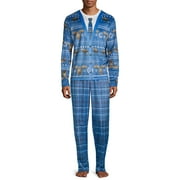 Men's Moose Cardigan Pajama Set