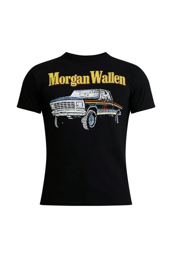 Men's Morgan Wallen Black Graphic T-Shirt - 2XL