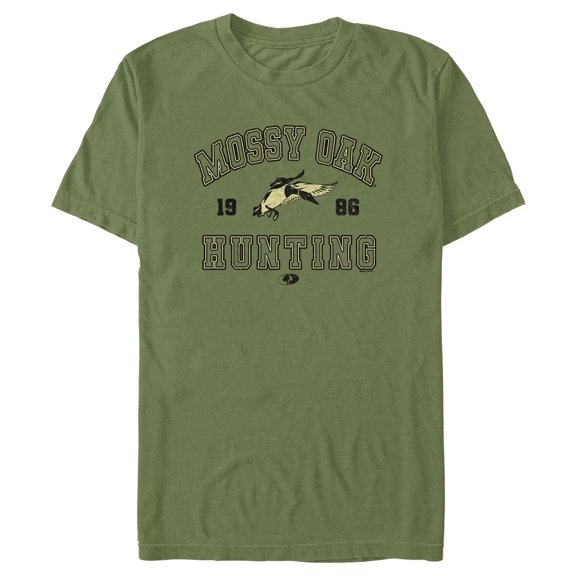 Men's Mossy Oak 1986 Hunting Logo Graphic Tee Military Green X Large