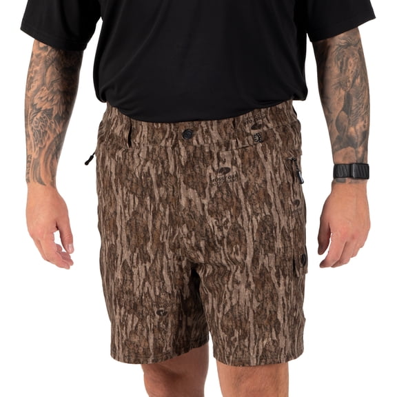 Men's Mossy Oak Board Shorts, Mossy Oak Bottomland, 3XL