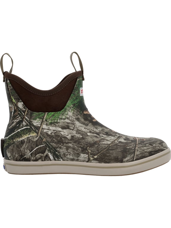 Men's Mossy Oak® Country DNA Ankle Deck Boot, Mossy Oak Country Dna, Size 13(M)
