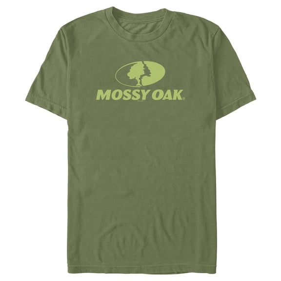 Men's Mossy Oak Green Classic Logo Graphic Tee Military Green X Large