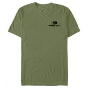 Men's Mossy Oak Small Black Classic Logo Graphic Tee Military Green Large