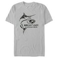 thumbnail image 1 of Men's Mossy Oak Swordfish Black Logo  Graphic Tee Silver X Large, 1 of 4