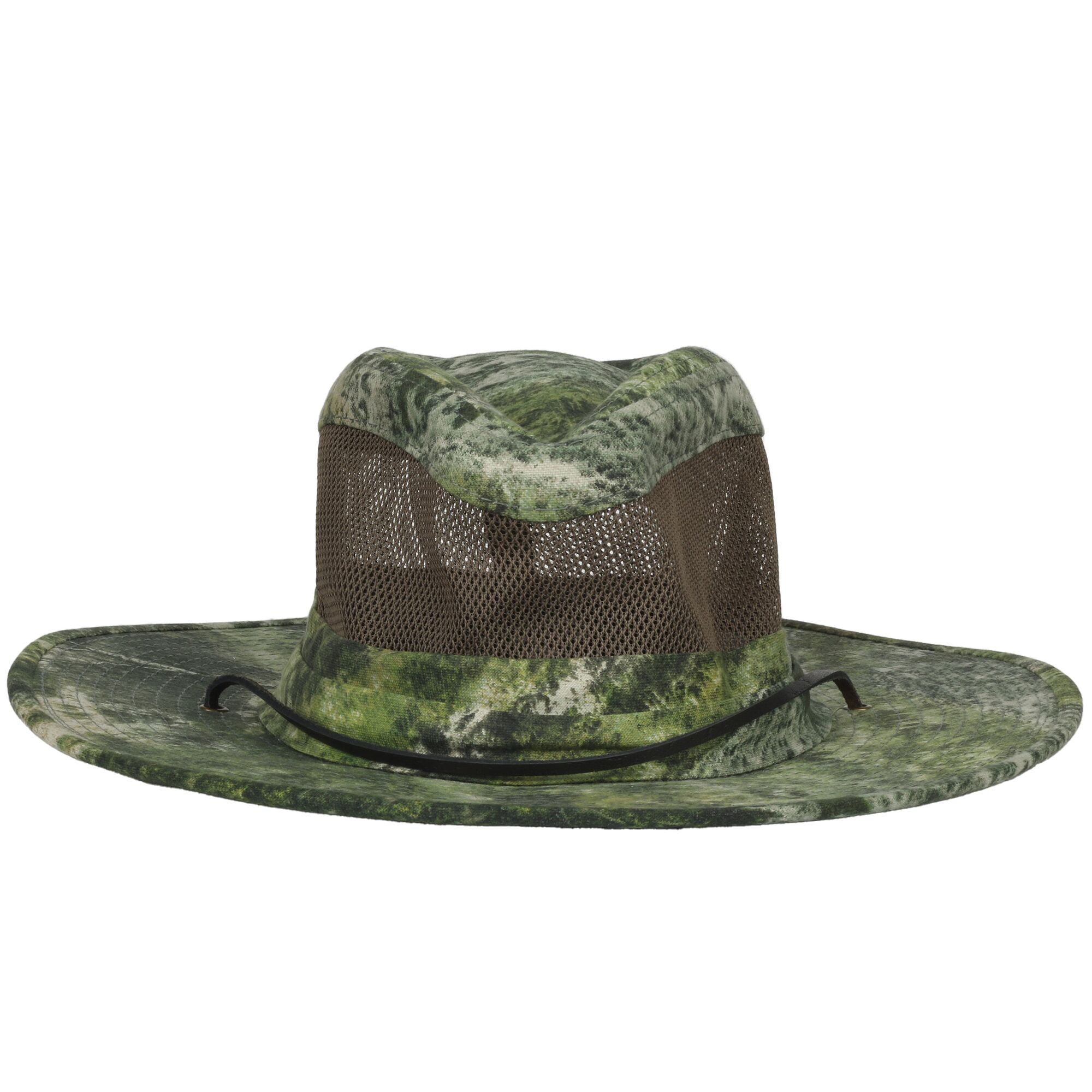 Mossy Oak® Terra Gila Camo Safari Hat – Wide Brim Mesh Crown