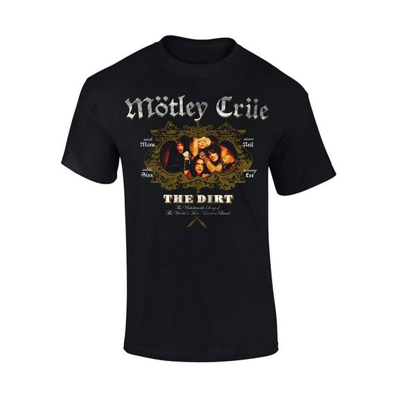 Men's Motley Crue The Dirt T-shirt XX-Large Black