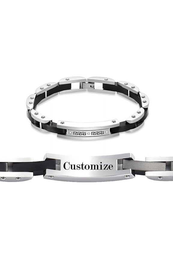 Men's Motorcycle Chain Urn Bracelet Stainless Steel Memorial Ashes Keepsake Urn Bracelet Urn Bangle for Women Men Memorial Keepsake