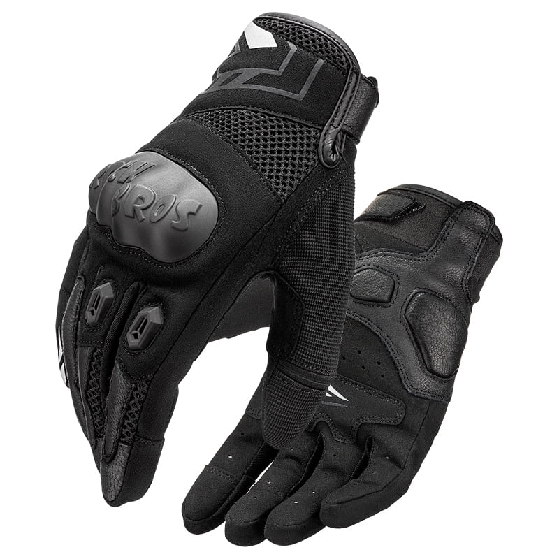 Men's Motorcycle Gloves, 3D Palme, Anti-fall Protect Finger Joints,Two-finger Touch Screen for Motorbike Racing Cycling Motocross Mountain Gloves M-XXL