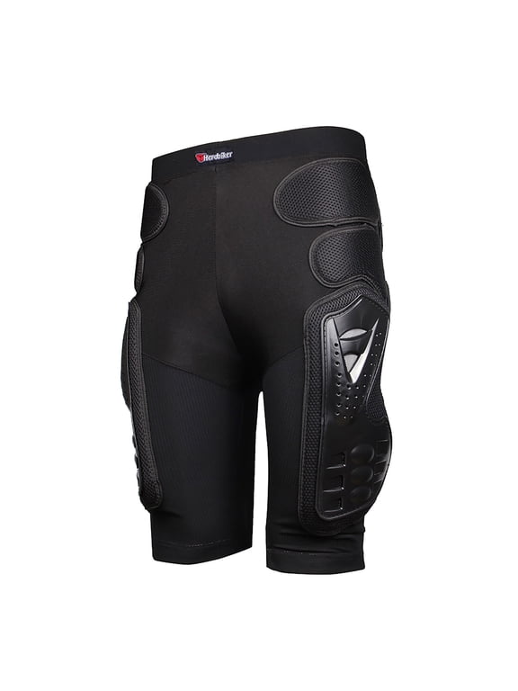 Men's Motorcycle Riding Armor Shorts, Protective Gear Breathable Casual Board Shorts for Summer, Quick Dry for Swimming Gym Training Outdoor Activities