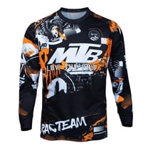 Men's Mountain Bike Jersey Long Sleeve Racing T-Shirt For Downhill Cycling Motocross Motorsport Bicycle Sports Wear