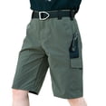 thumbnail image 1 of Men's Mountain Bike Shorts: Loose Fit Stretch Cargo Shorts with Zipper Pockets for Cycling Hiking Casual Quick Dry, 1 of 4