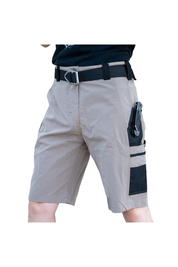 Men's Mountain Bike Shorts: Loose Fit Stretch Cargo Shorts with Zipper Pockets for Cycling Hiking Casual Quick Dry