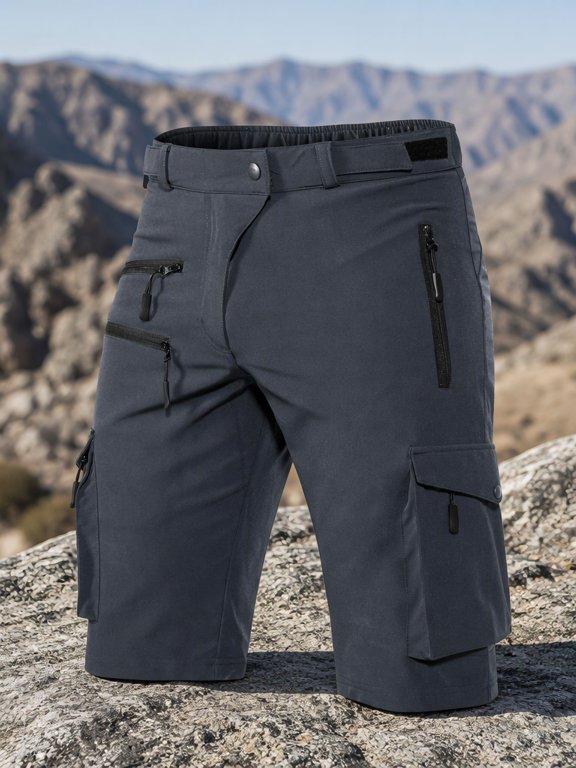 Men's Mountain Bike Shorts Stretch Hiking Cargo Shorts