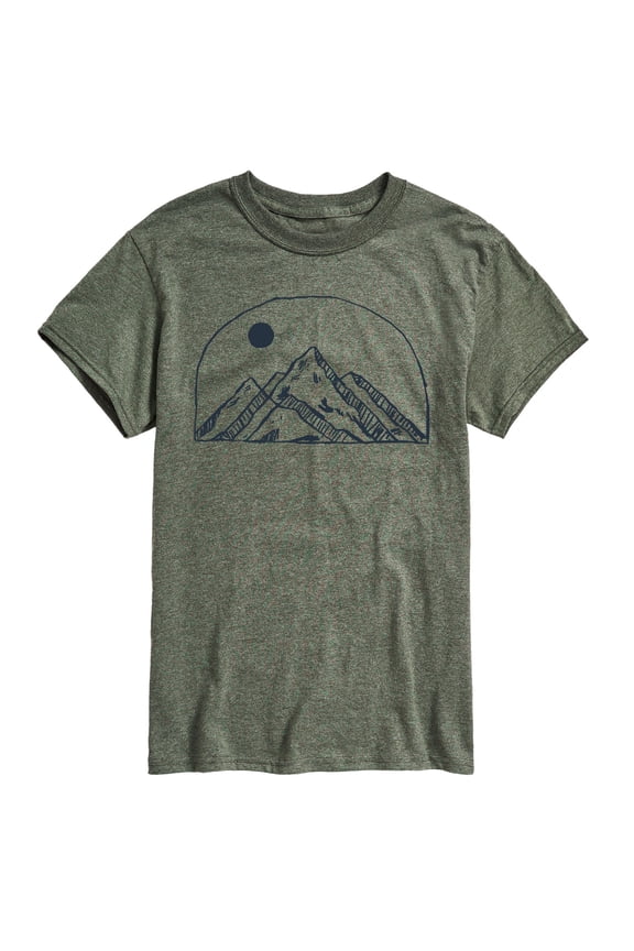- Mountain Sketch Short Sleeve Graphic T-Shirt