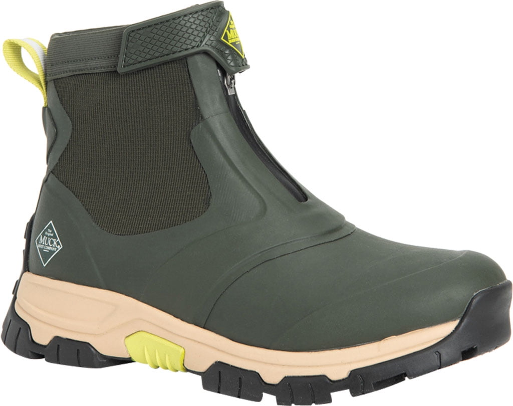 Men's Muck Boots Apex Mid Zip Hunting Boot Moss/Tan Midsole 12 D