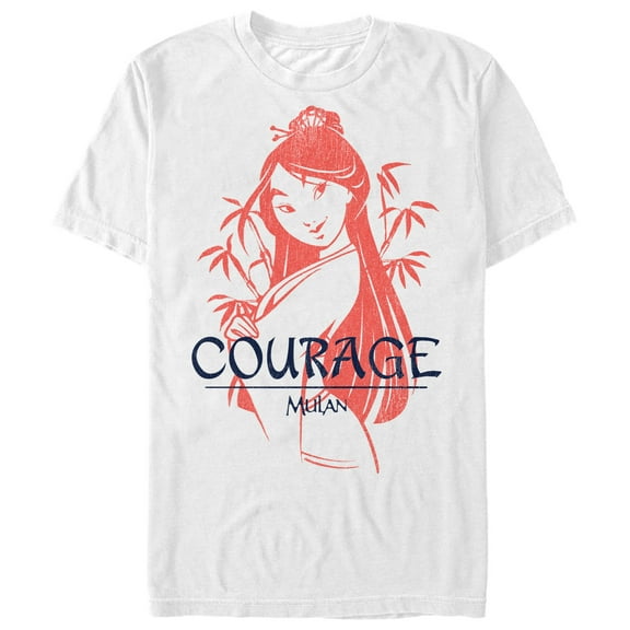 Men's Mulan Courage Graphic Tee White 2X Large