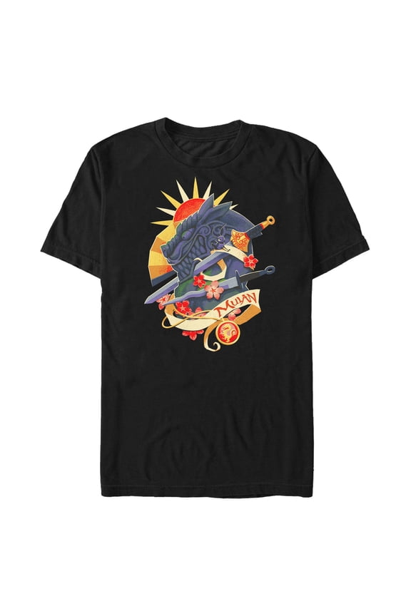 Men's Mulan Cri-Kee Dragon Logo Graphic T-Shirt