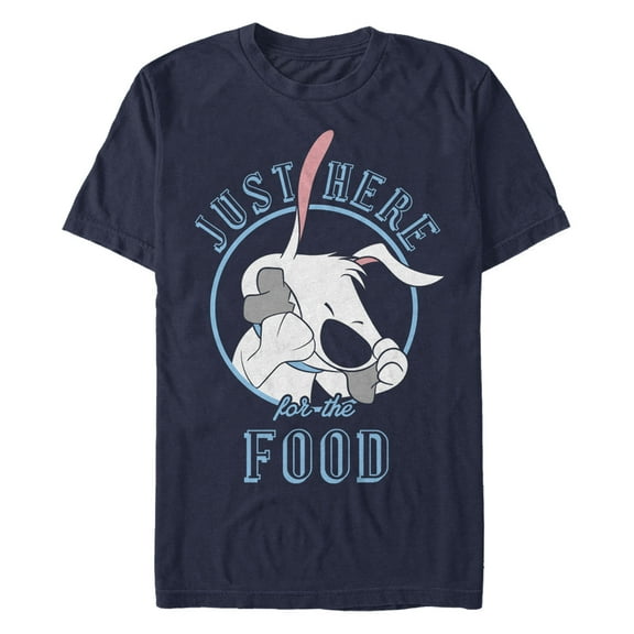 Men's Mulan Little Brother Here for Food  Graphic T-Shirt