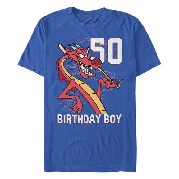 Men's Mulan Mushu 50th Birthday Boy Graphic T-Shirt