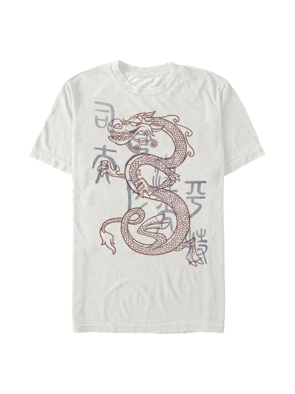 Men's Mulan Mushu Ancient Dragon Graphic T-Shirt