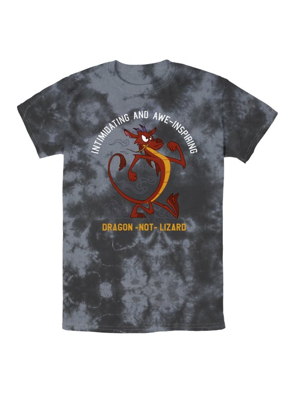 Men's Mulan Mushu Dragon Not Lizard Graphic T-Shirt