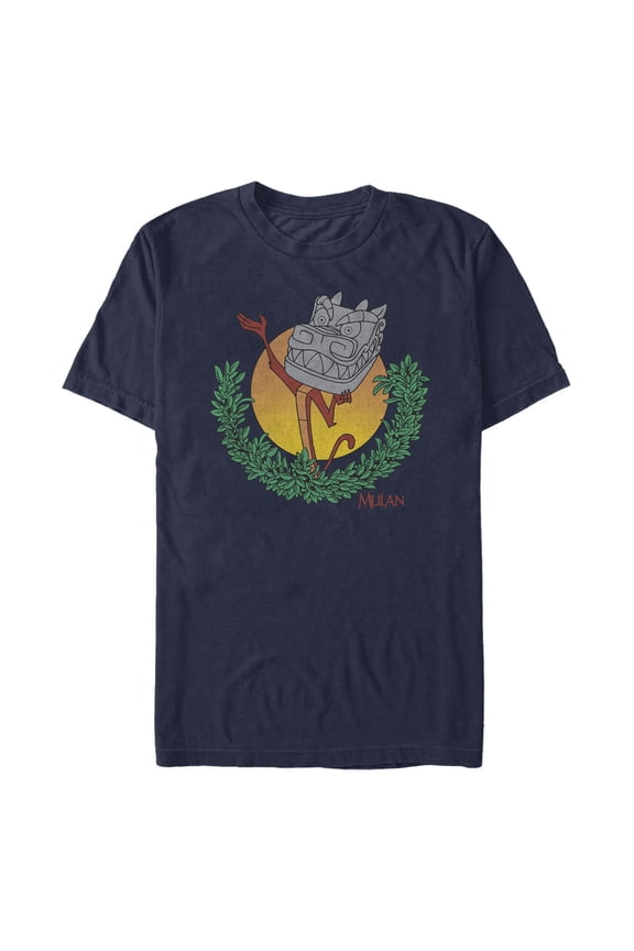 Men's Mulan Mushu Mask Graphic T-Shirt