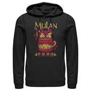 Mens Mulan Mushu Stone Dragon Pull Over Hoodie