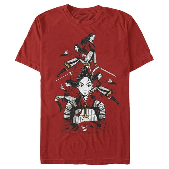 Men's Mulan Ready for Battle Graphic Tee Red 3X Large