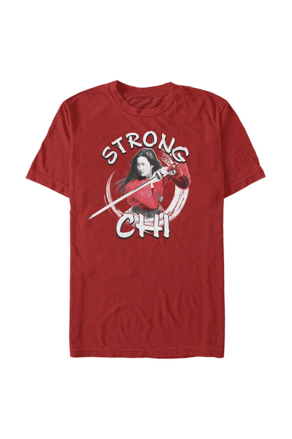 Men's Mulan Strong Chi Graphic Tee Red 3X Large