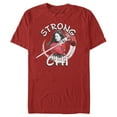 thumbnail image 1 of Men's Mulan Strong Chi  Graphic Tee Red X Large, 1 of 4
