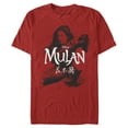thumbnail image 1 of Men's Mulan Warrior Shadow  Graphic Tee Red Small, 1 of 4