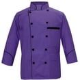 thumbnail image 1 of Men's Multi Color Chef Jacket/Light Weight Chef Coat Without piping (Size,S-5XL), 1 of 4